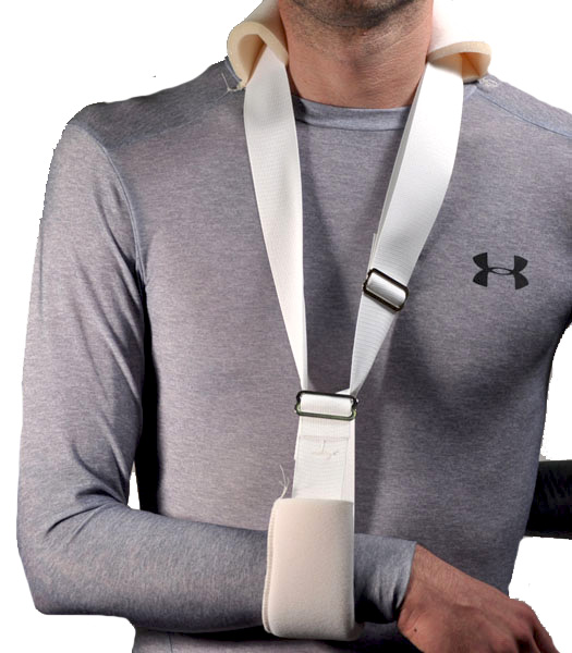 Arm Slings Universal Black Collar and Cuff